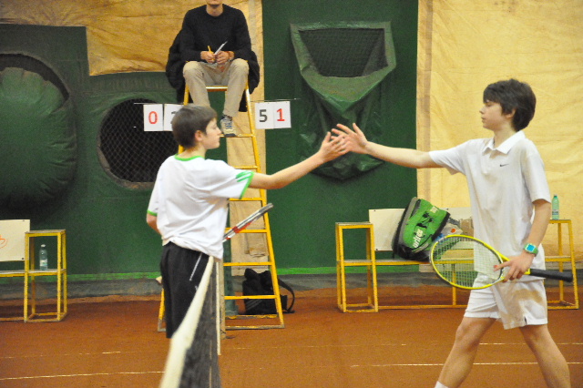 Albert Roglan (ESP) and Calin Manda (ROU) after the final