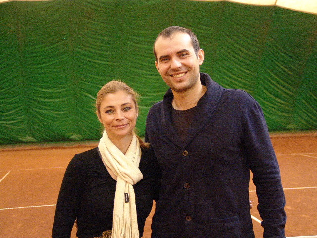 Coach Catalina Cristea  Bogdan Gauzin (Tournament Director)