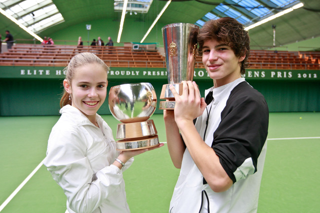 Winners Olga Fridman (UKR) & Marko Osmakcic (SUI)